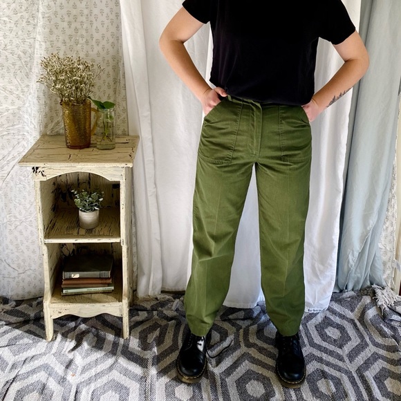 Vintage Pants - Green boyscout pants